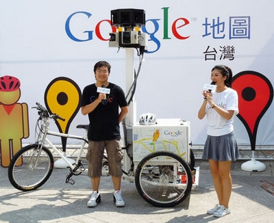 谷歌街景三轮车正式在台湾上路
